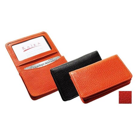 RAIKA 275in x 4125in Gussetted Card Case Red RO 156 RED
